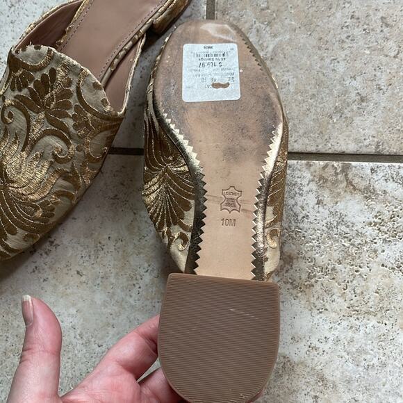 Tory Burch Carlotta Brocade Mules - Picture 10 of 15